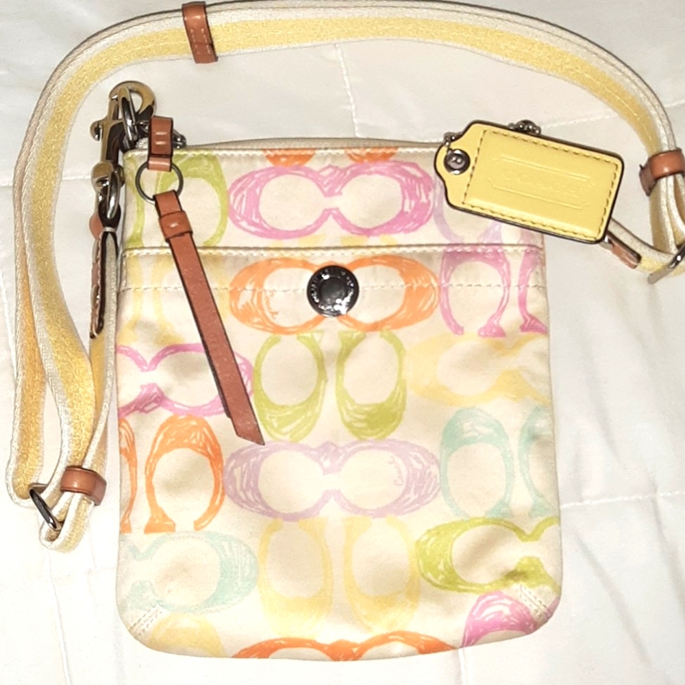 Coach Signature Scribble Crossbody Bag